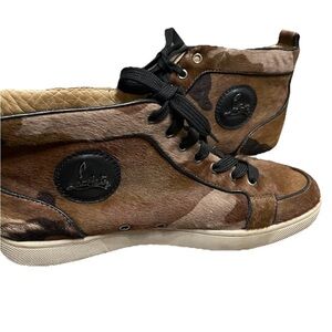 Christian Louboutin RANTUS ORLATO FLAT PONY CAMOUFLAGE/CALF EU Size 41